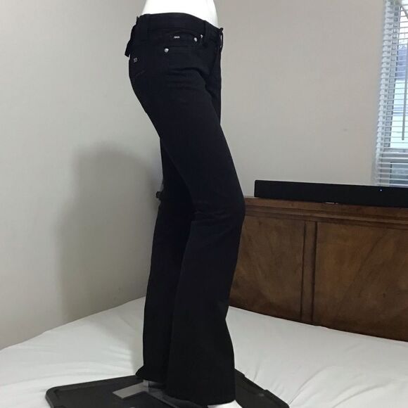 Joe’s Jeans Black Dark Wash Denim Jeans Honey Booty Fit Flare Leg - Picture 2 of 16